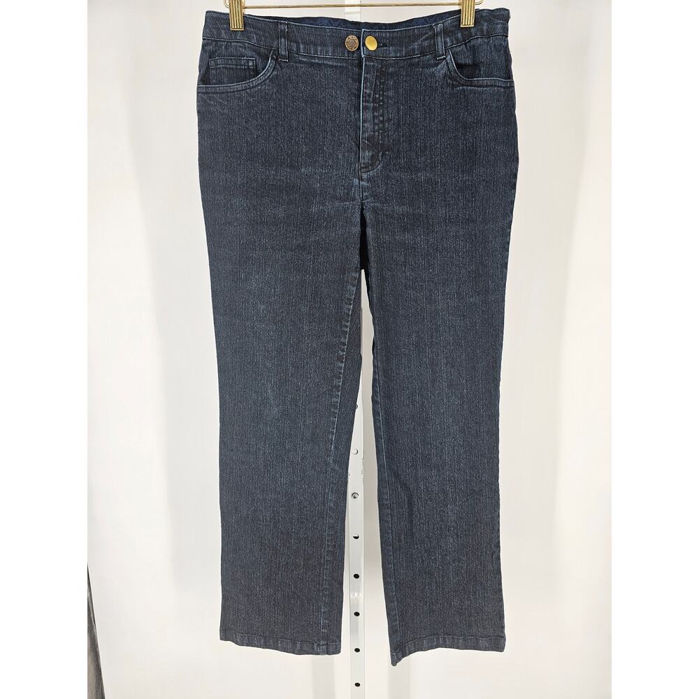 JM Collection Womens Blue Mid Rise Skinny Designed Pocket Buttoned Jeans Size 8P